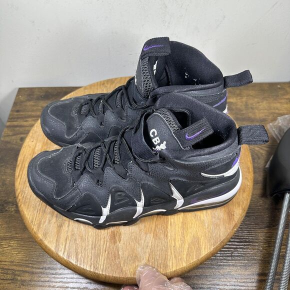 Nike Air Max2 CB 94 Shoes Mens Size 8.5 Black Purple Charles Barkley 414243-002 main image 7